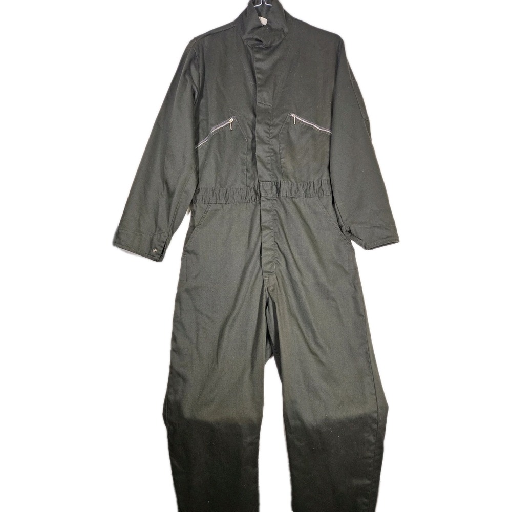 Vintage Walls Army Green Work Mechanics Coveralls